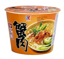 Instant Nudelnsuppe Krabben