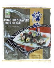 Seetang Sushi Bl&auml;tter Ger&ouml;stet