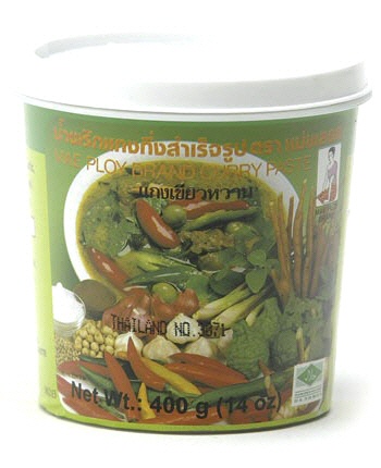 Thai&auml;ndische gr&uuml;ne Curry Paste