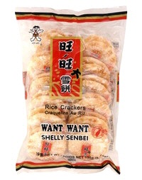 WANT WANT S&uuml;sse Senbei Reiskr&auml;cker 150g
